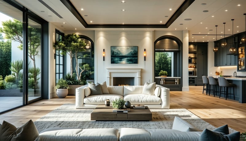 A beautifully renovated living room showcasing Home Jyonova's design expertise
